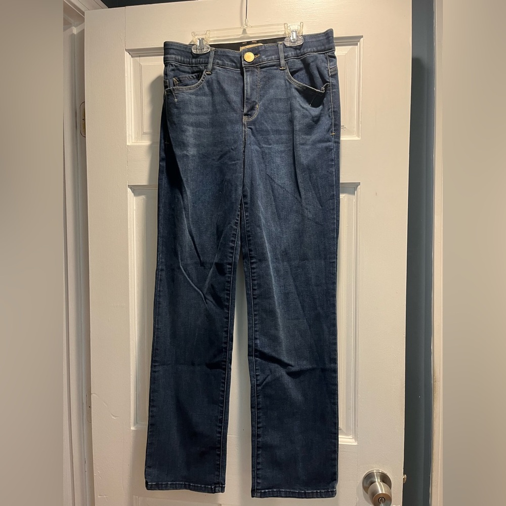 Democracy Dark Blue Straight Leg Jeans